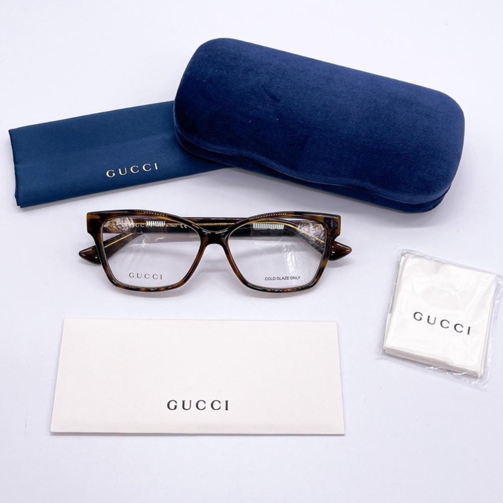 Gucci 06340 Havana Eyeglasses  / Eyewear